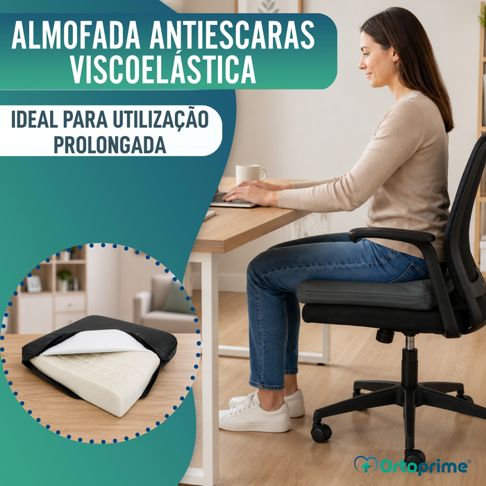 Almofada Anti-Escaras Viscoelástica Espuma de Memória 80kg/m3