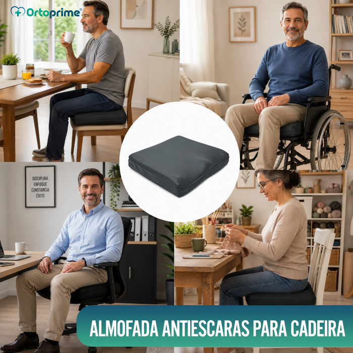 Almofada Anti-Escaras Viscoelástica Espuma de Memória 80kg/m3