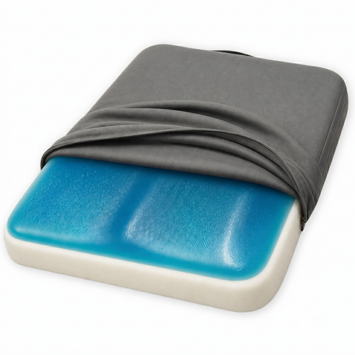Almofada Antiescaras Visco Gel Quadrada 85 kg/m3 | Impermeável