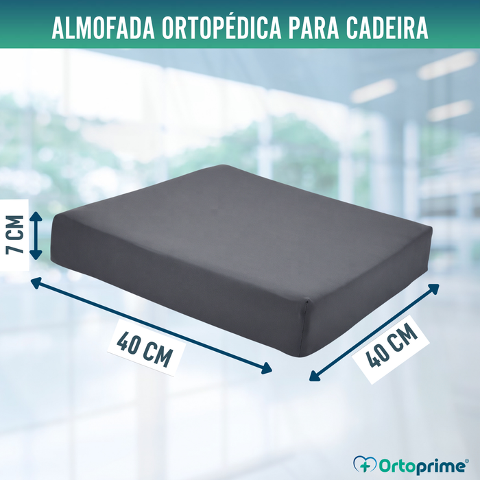 Almofada Anti-escaras Viscoelástica com Espuma HR Confortável