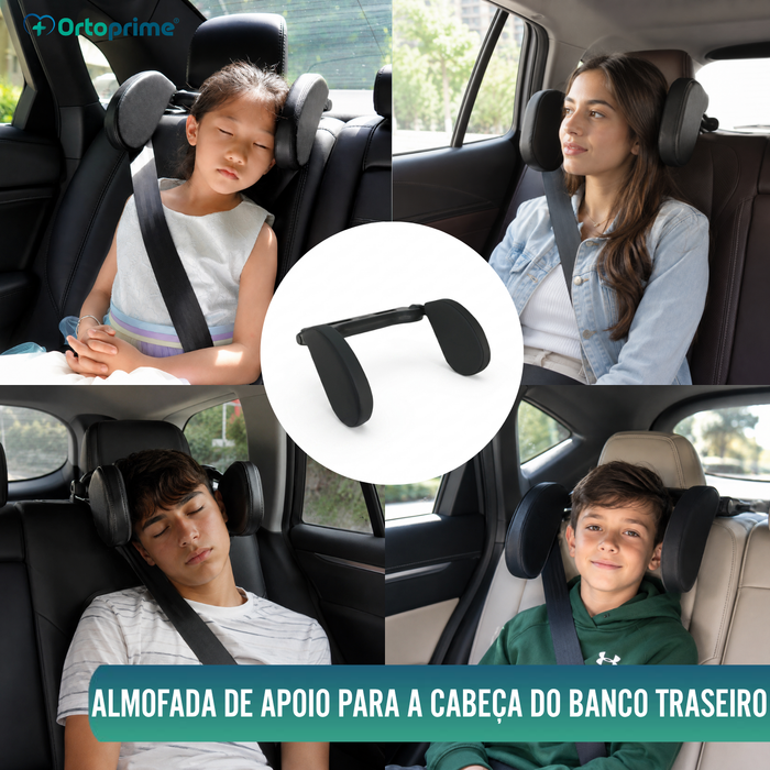 Encosto de Cabeça Auto para Banco Traseiro | Rebatível