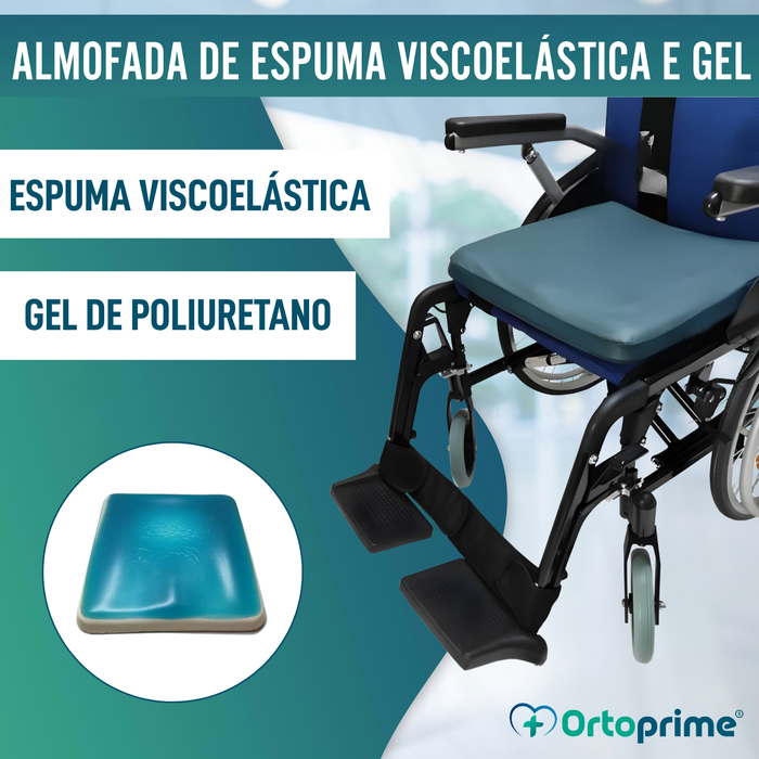 Almofada Antiescaras Visco Gel Quadrada 85 kg/m3 | Impermeável