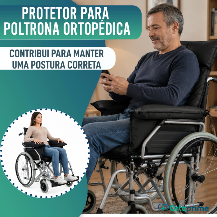Capa Protetora Anti-Escaras para Cadeira de Rodas e Poltrona