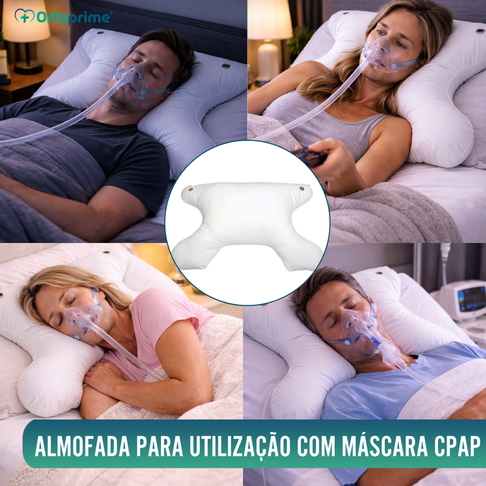 Almofada CPAP Ortopédica para Máscara Respiratória