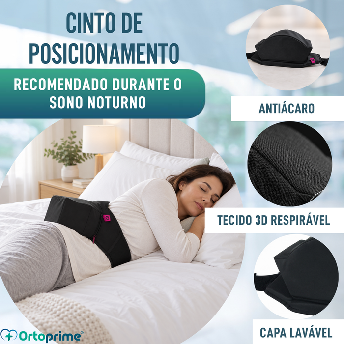 Cinturão com Almofada de Posição Lateral - Apneia do Sono
