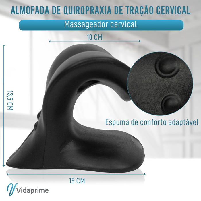 Almofada Quiroprática de Tração Cervical | Almofada Corretora de Postura