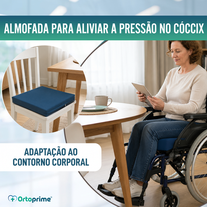 Almofada Anti-Escaras Espuma de Memória 50kg/m3