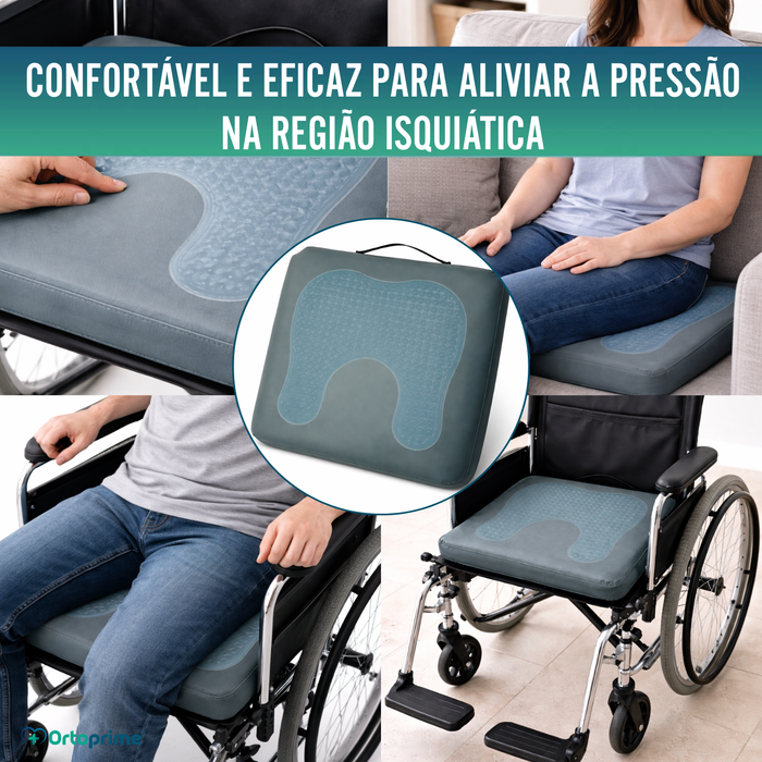 Almofada Antiescaras Visco Gel Ferradura 85 kg/m3