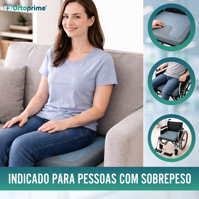Almofada Antiescaras Visco Gel Ferradura 85 kg/m3