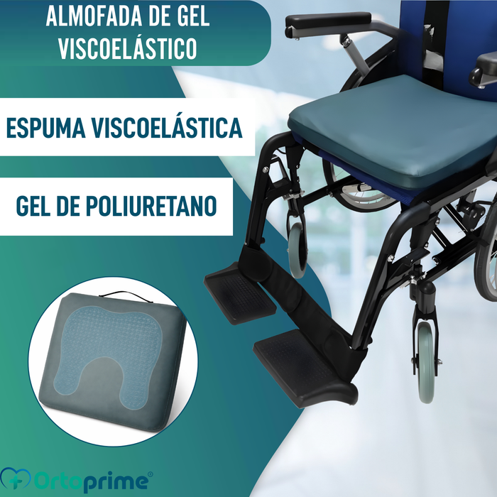 Almofada Antiescaras Visco Gel Ferradura 85 kg/m3