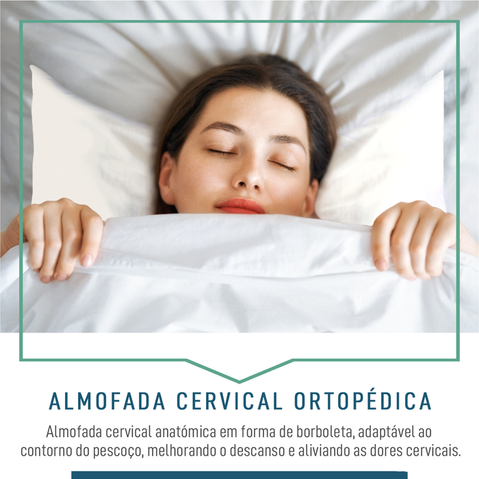 Almofada Cervical em Forma de Borboleta Adaptável