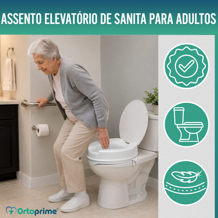 Alteador de Sanita Com Tampa de 10 cm - Universal