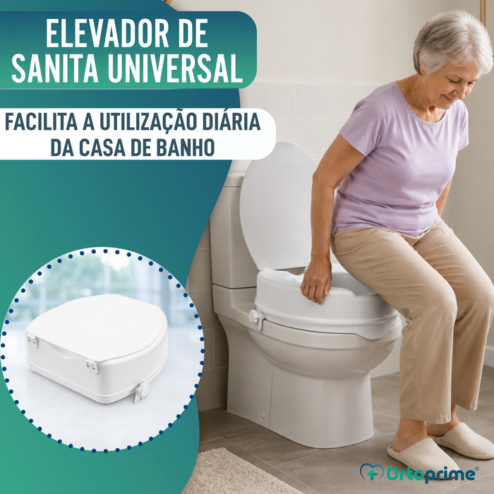 Alteador de Sanita Com Tampa de 10 cm - Universal