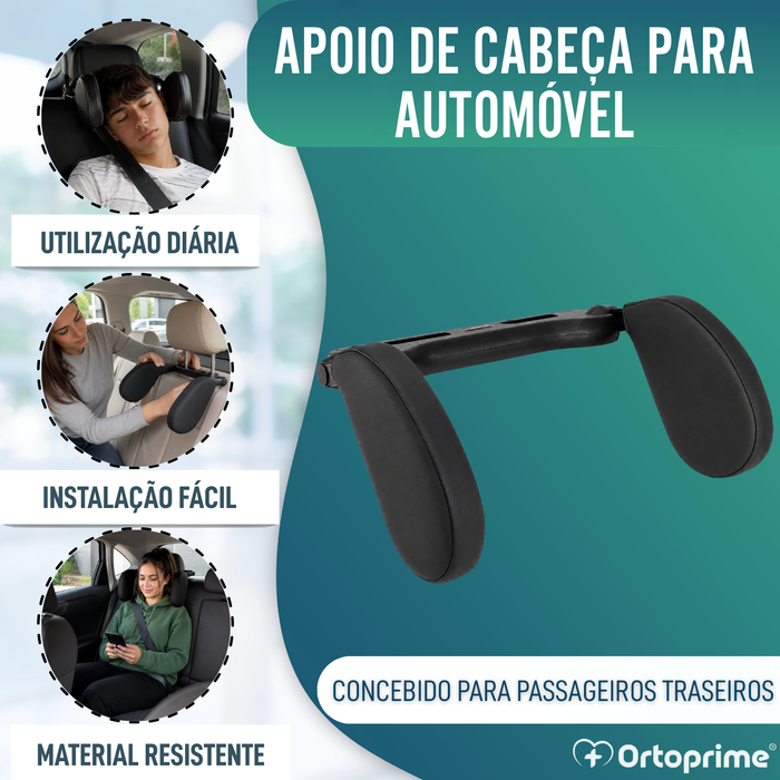 Encosto de Cabeça Auto para Banco Traseiro | Rebatível