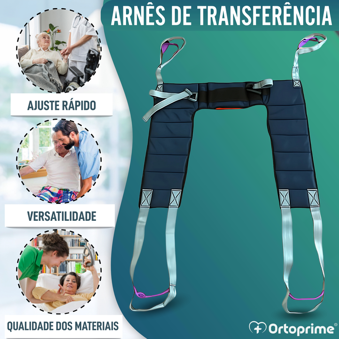 Arnês Ergonómico de Ajuste Rápido para Grúa de Transferência