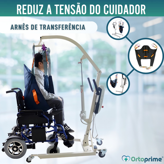 Arnês Ortopédico com Suporte para Grua de Transferência