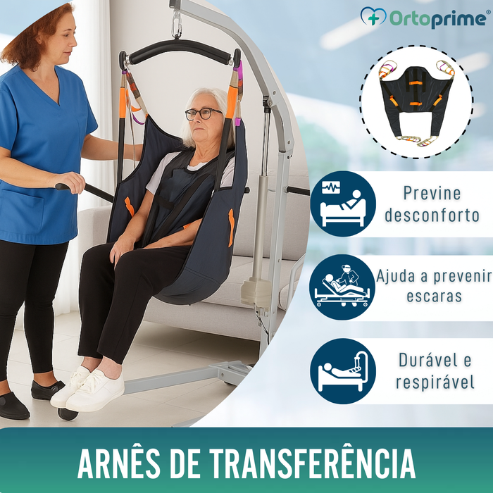 Arnês Ortopédico com Suporte para Grua de Transferência