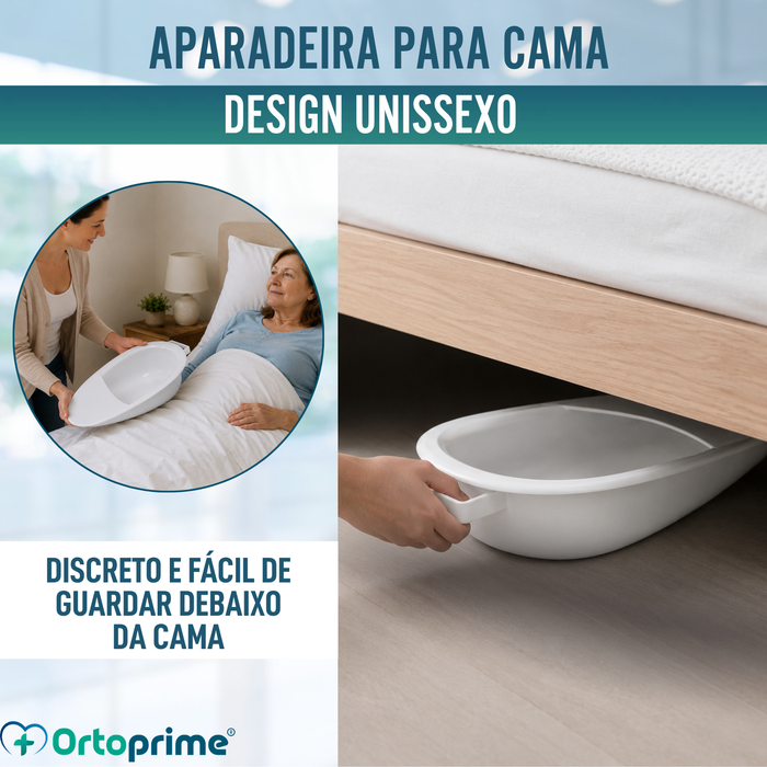 Arrastadeira para Adultos 2,5 Litros | Urinol de Cama Unissexo