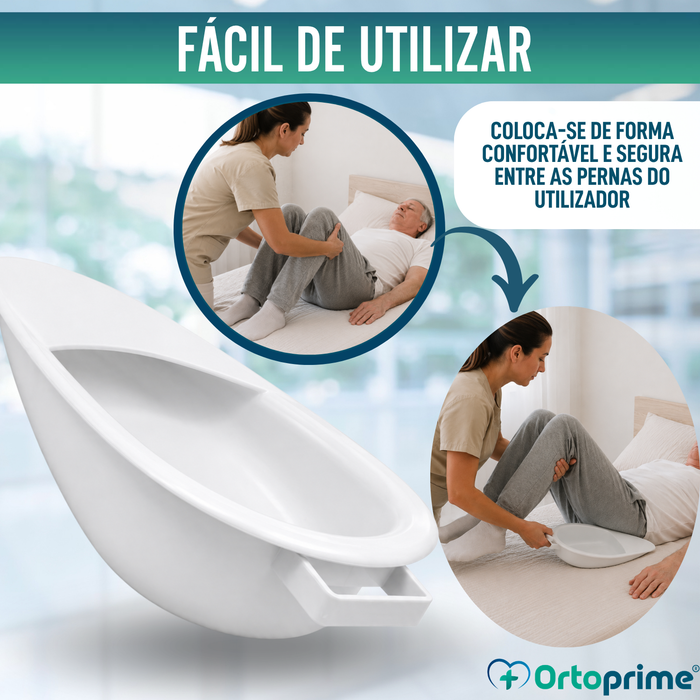 Arrastadeira para Adultos 2,5 Litros | Urinol de Cama Unissexo