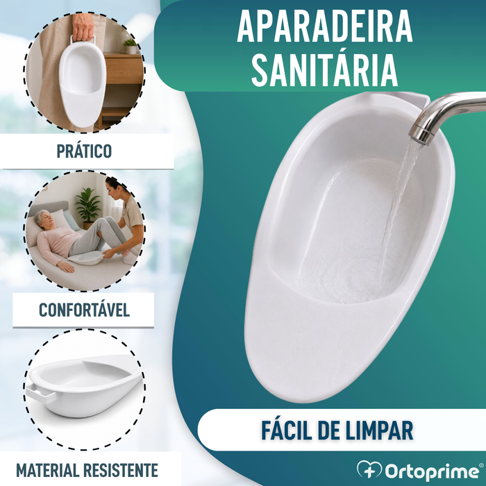 Arrastadeira para Adultos 2,5 Litros | Urinol de Cama Unissexo