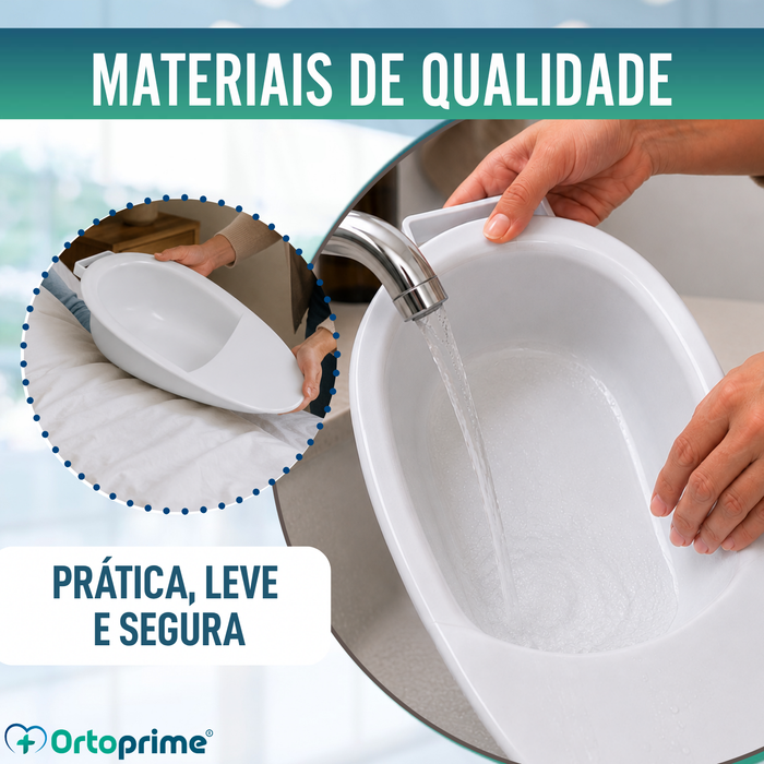 Arrastadeira para Adultos 2,5 Litros | Urinol de Cama Unissexo