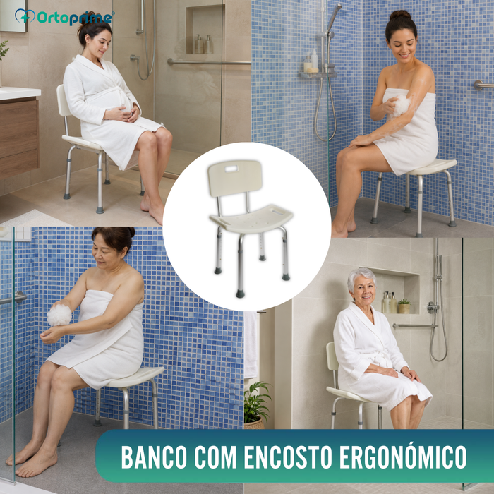 Cadeira de Banho Antiderrapante