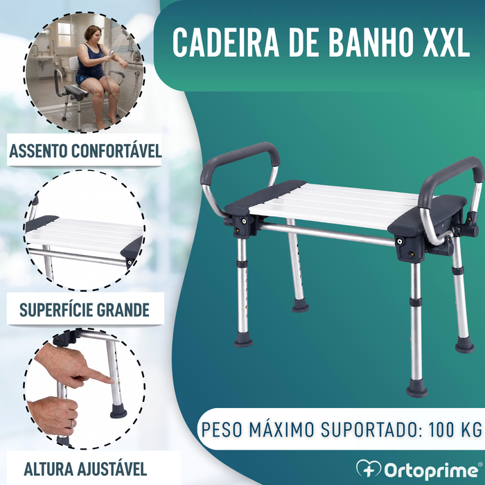 Almofada de Banheira Inflável Bariátrica XXL | Encosto