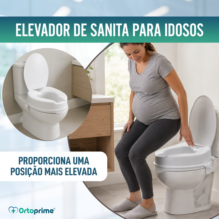 Alteador de Sanita Com Tampa de 10 cm - Universal