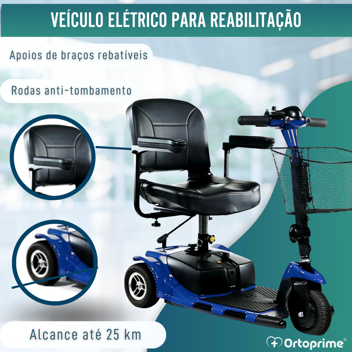 Scooter Elétrico com Sistema Stand Up | 3 Rodas