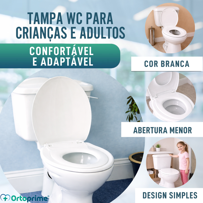 Redutor WC Infantil com Tampa | Adaptador de Sanita