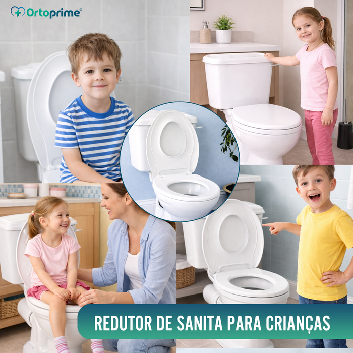 Redutor WC Infantil com Tampa | Adaptador de Sanita