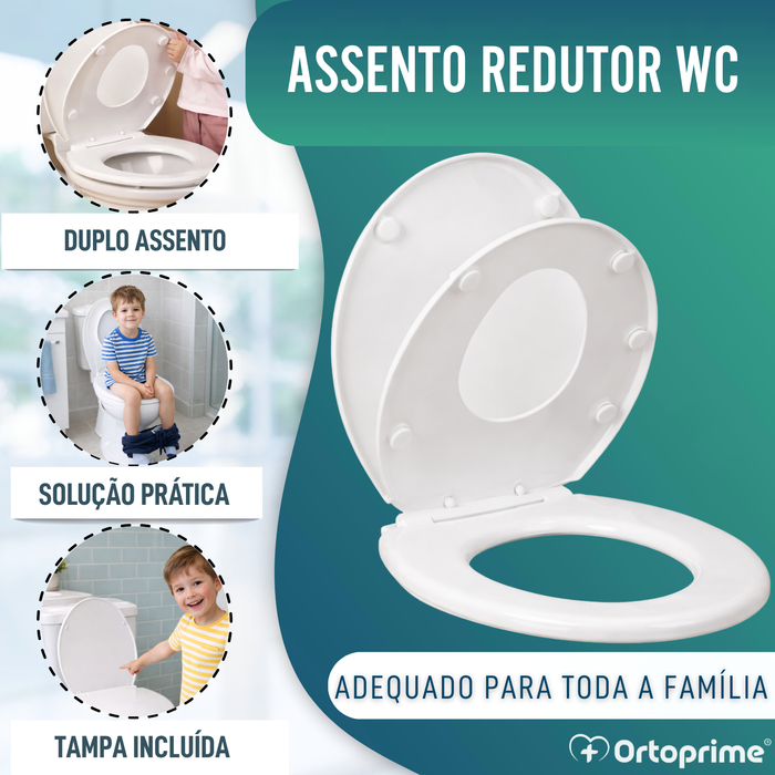Redutor WC Infantil com Tampa | Adaptador de Sanita