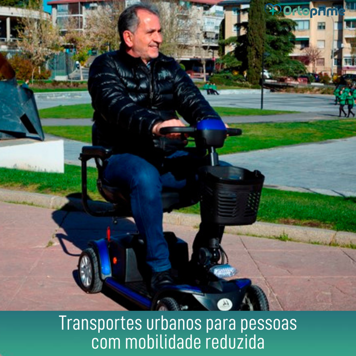 Scooter Elétrico Compacto e Desmontável | 4 Rodas