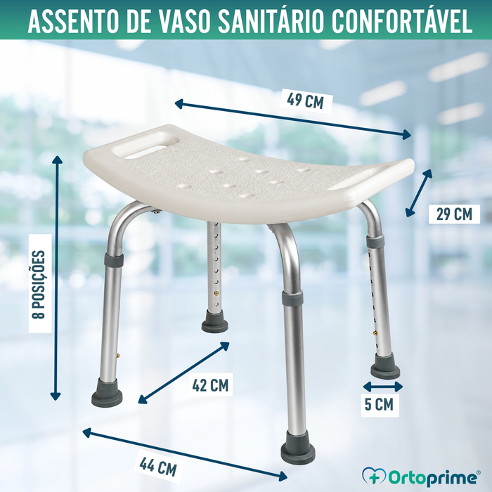 Banco de Banho Antiderrapante