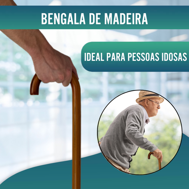 Bengalas para Adultos Ortopédicas com Punho Curvos | 2 Designs