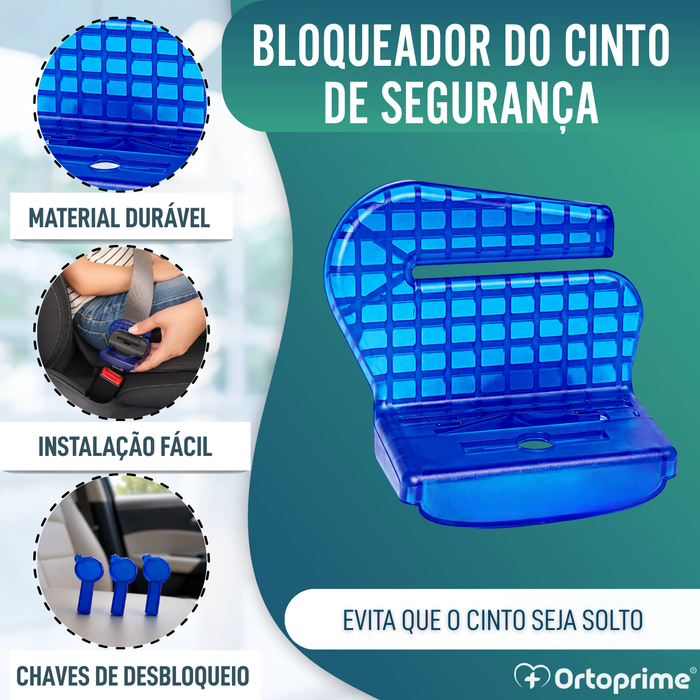 Bloqueio para Cinto de Segurança com Chaves