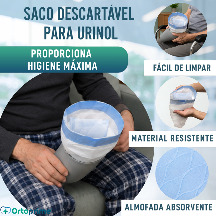 Sacos Higiénicos Descartáveis para Urinóis Masculinos 600 ml