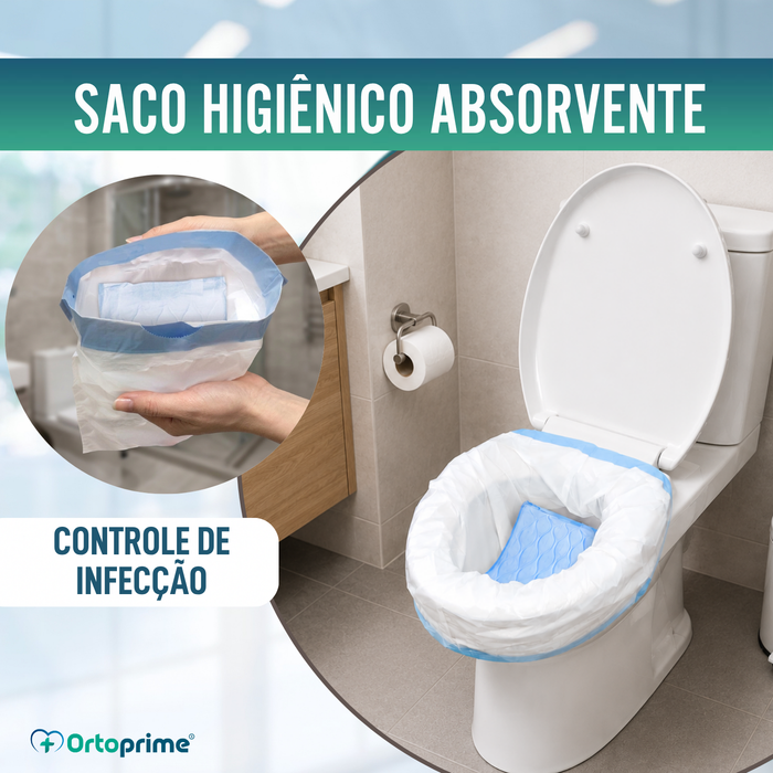 Sacos Higiénicos Descartáveis para Sanitário | 20 Unidades