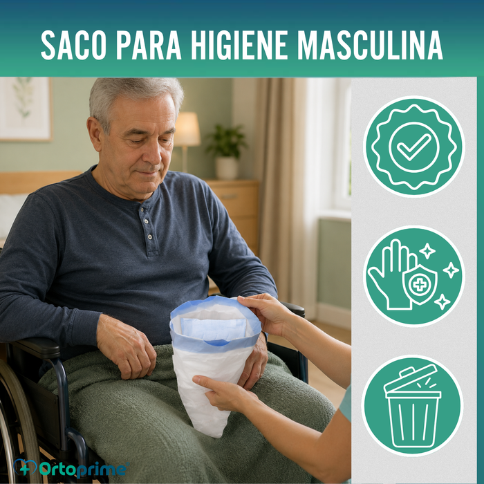 Sacos Higiénicos Descartáveis para Urinóis Masculinos 600 ml