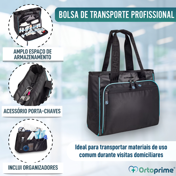 Bolsa Totebag para Visitas Domiciliárias | Uso Profissional