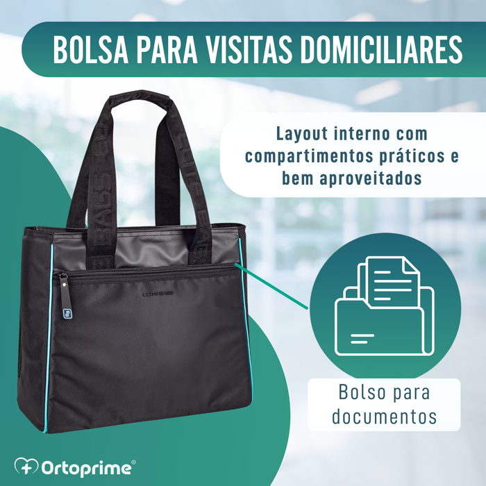 Bolsa Totebag para Visitas Domiciliárias | Uso Profissional