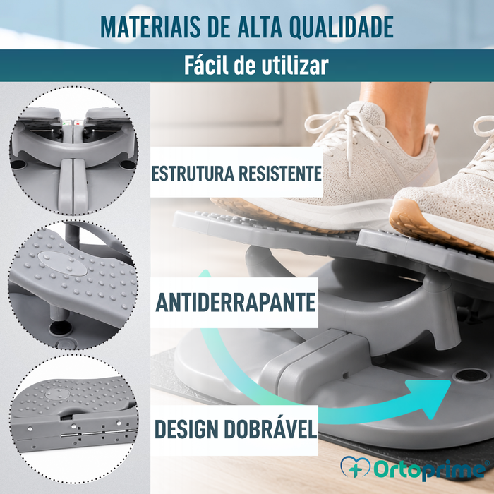 Mini Stepper Dobrável para Idosos | Pedais Estáticos
