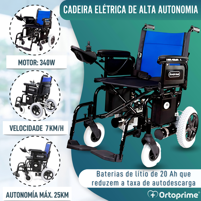 Cadeira de Rodas Elétrica | Sistema de Dobragem Rápida