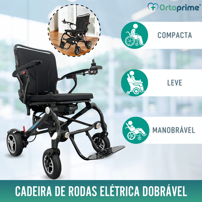 Cadeira de Rodas Elétrica de Alto Desempenho Transportável