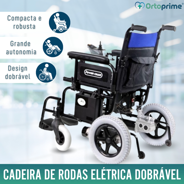 Cadeira de Rodas Elétrica | Sistema de Dobragem Rápida