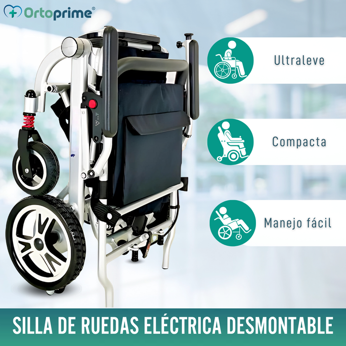Cadeira de Rodas Elétrica Ultraligeira com Bateria de Lítio