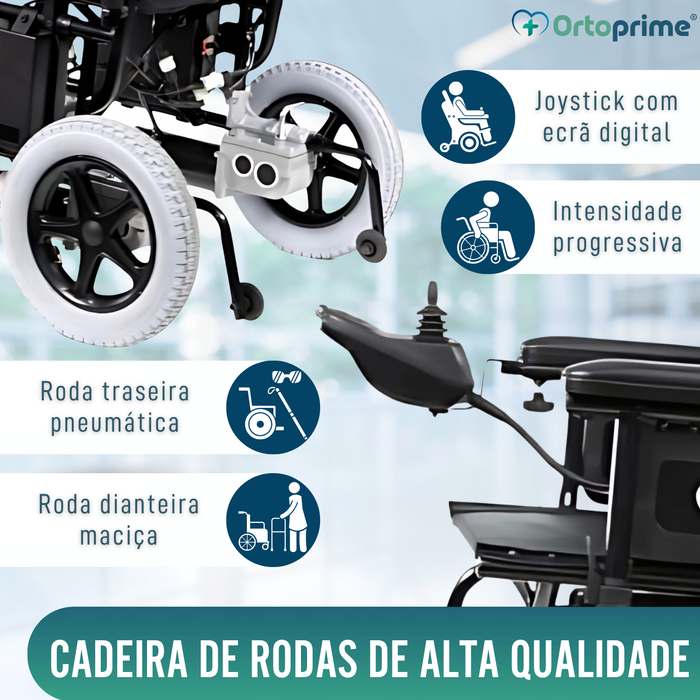 Cadeira de Rodas Elétrica | Sistema de Dobragem Rápida