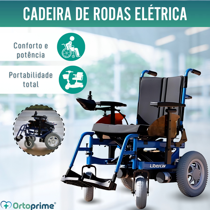 Cadeira de rodas elétrica ajustável | Múltiplas posições