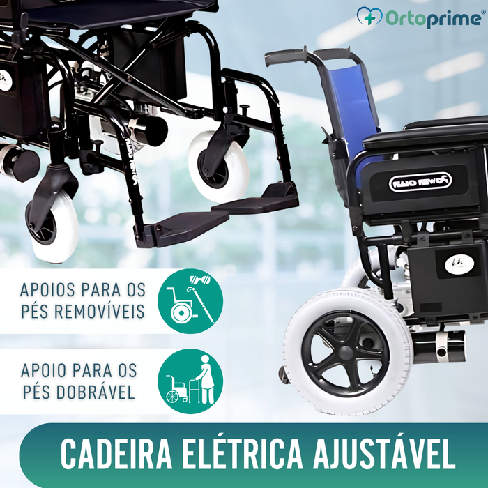 Cadeira Elétrica para Mobilidade Reduzida | Rodas Maciças