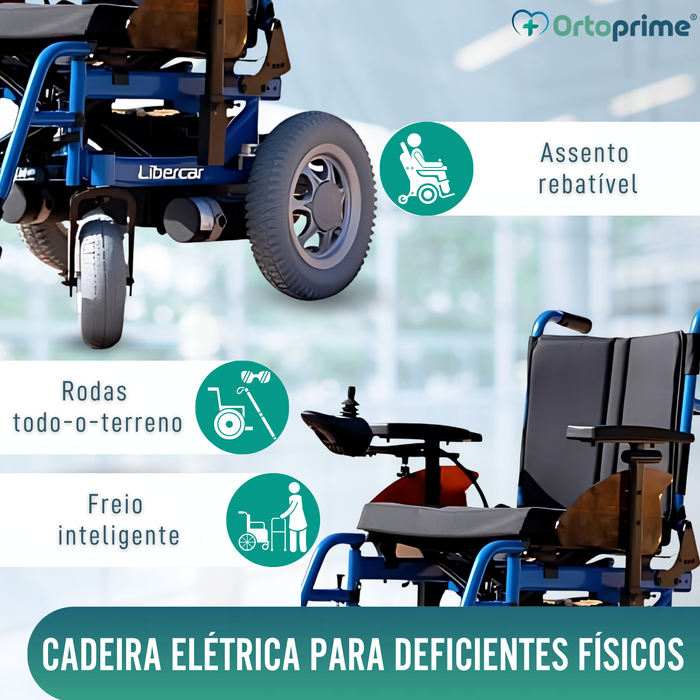 Cadeira de rodas elétrica ajustável | Múltiplas posições